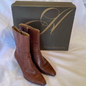 Enzo Angiolini - Medium Brown - Size 6 M - Eaburns 2011 booties.